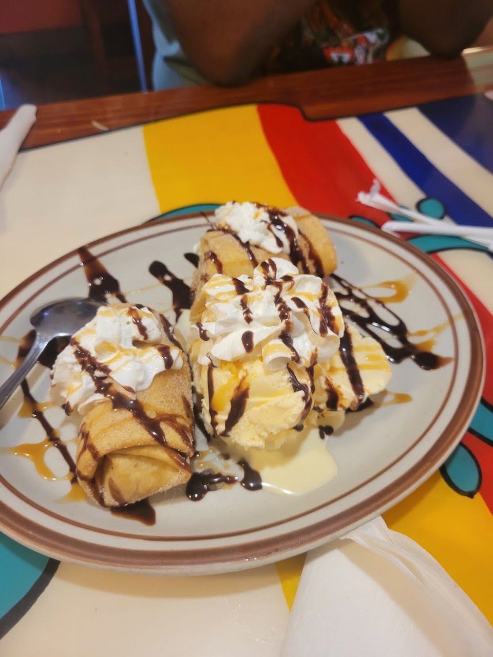Fried Banana with Ice Cream