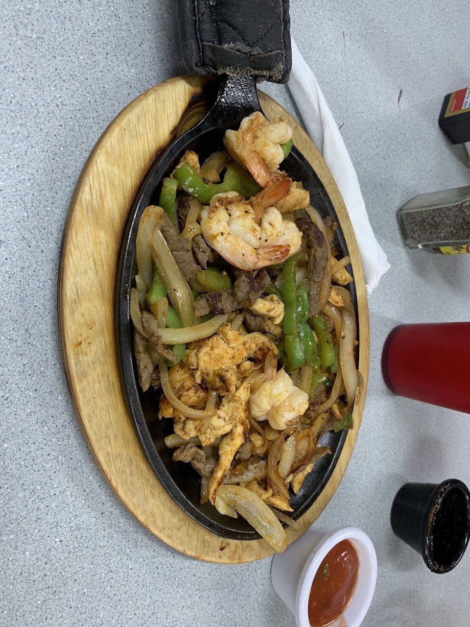 Seafood Fajitas